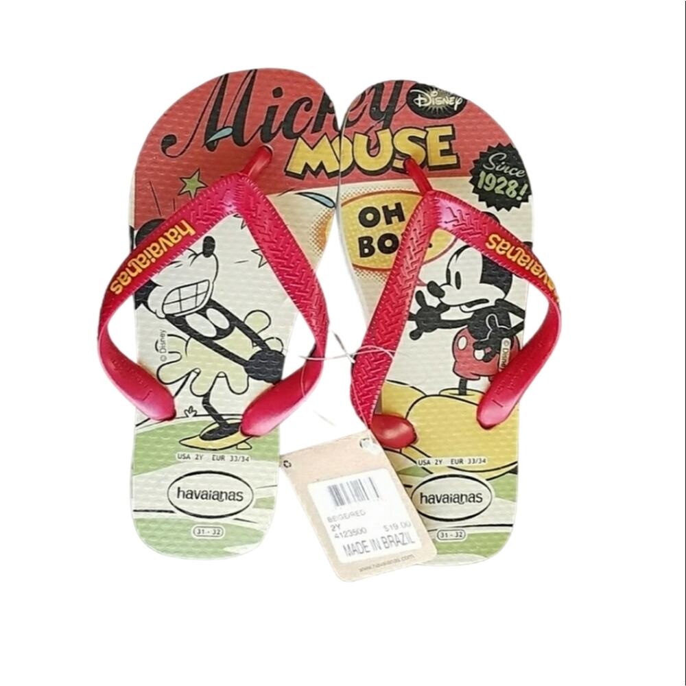 NWT Mickey Mouse Havaianas (1Y)